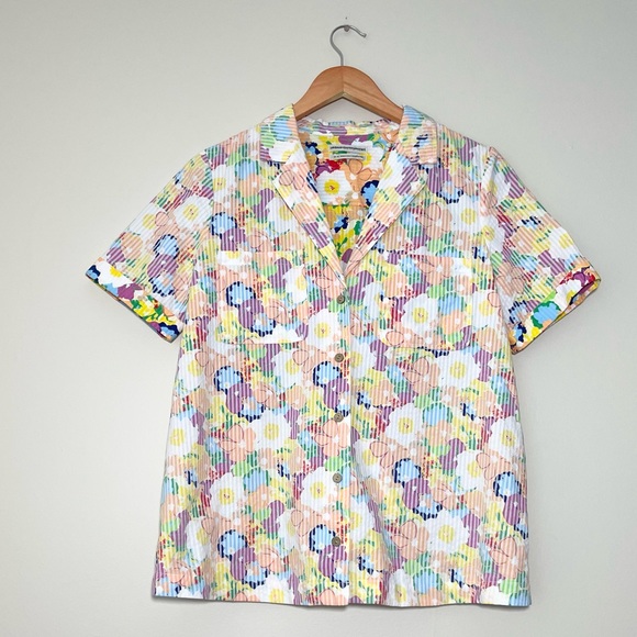 Urban Outfitters Juniper Floral Button Down - Picture 1 of 6